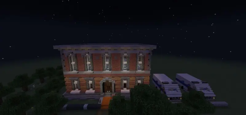 Городское здание из камня