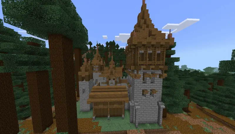 Небольшой город в тайге