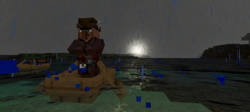 Новый вид дождя вечером