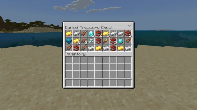 Новый лут в зарытом кладе