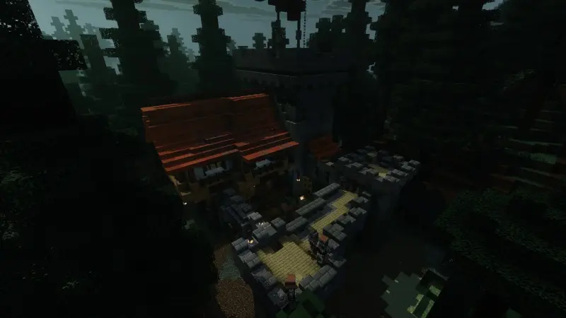 Небольшой район в игре