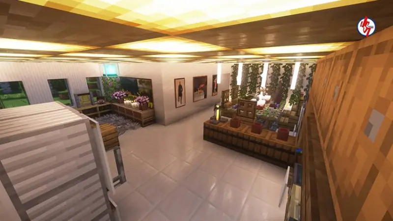 Просторная гостинная в светлых тонах