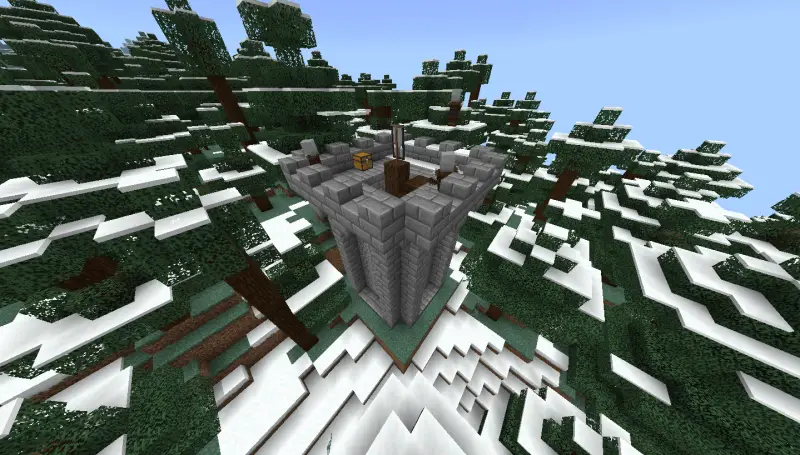 Небольшая башня мародёров в тайге