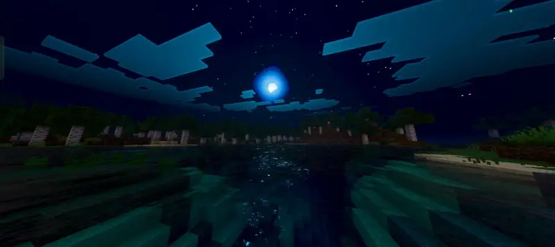 Новый вид воды ночью