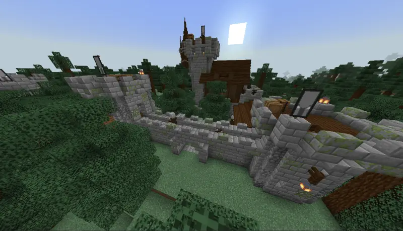 Замок мародёров в тайге