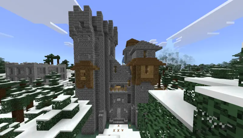 Небольшой город в тайге