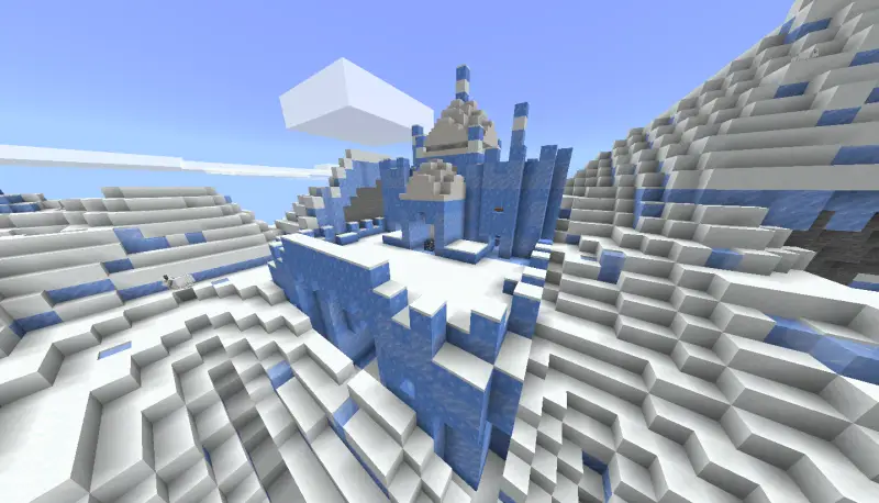 Храм в снежном биоме