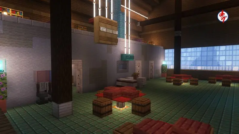 Красти краб внутри