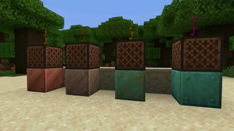 Музыкальные блоки над медными