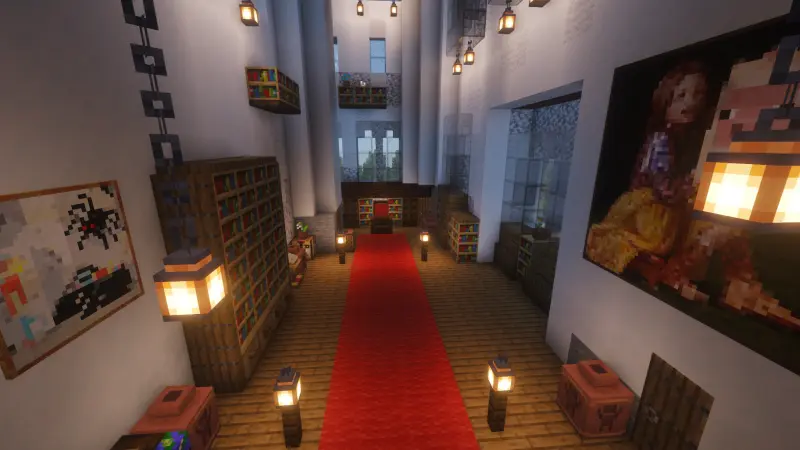 Замок внутри