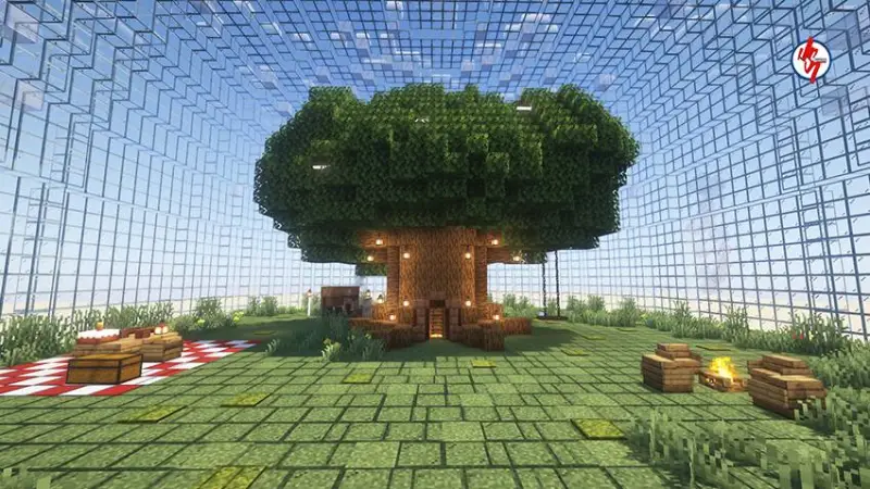 Дом Сэнди внутри