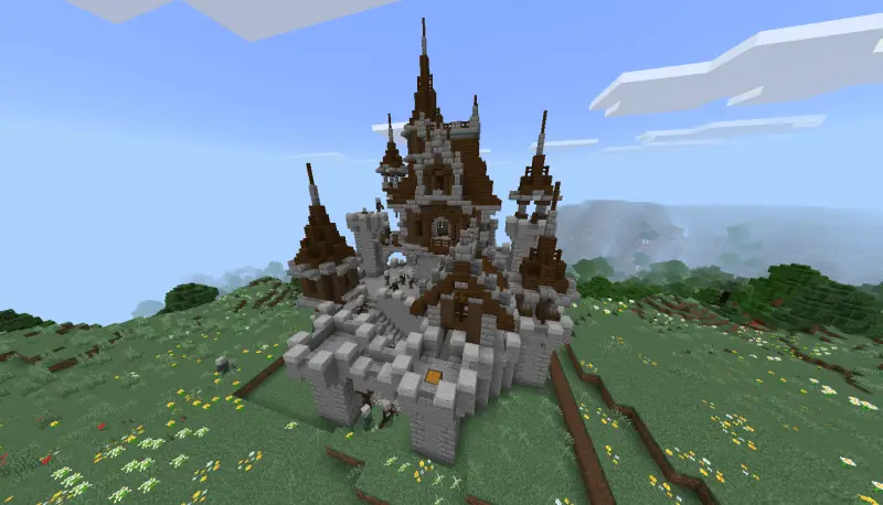 Замок на равнине