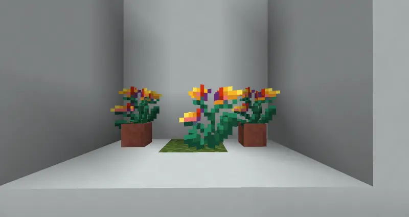 Измененные текстуры яркого цветка на белом фоне