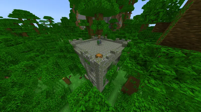 Тюрьма со спавнерами в джунглях