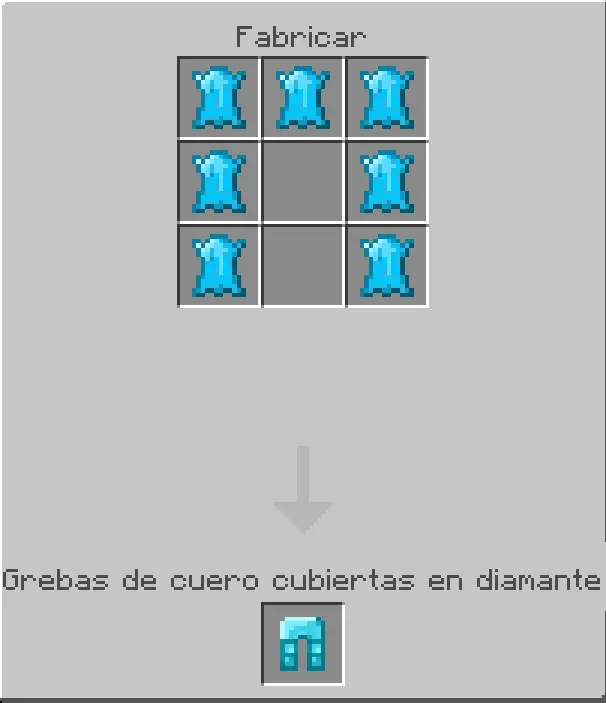 Крафт поножей с алмазным напылением