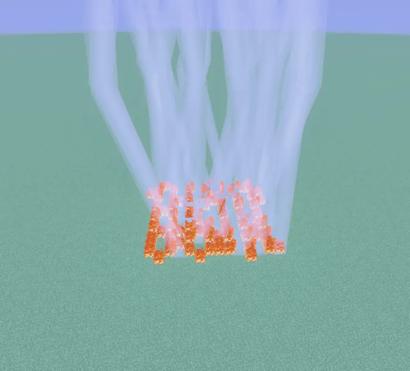 Взрыв динамита молнии