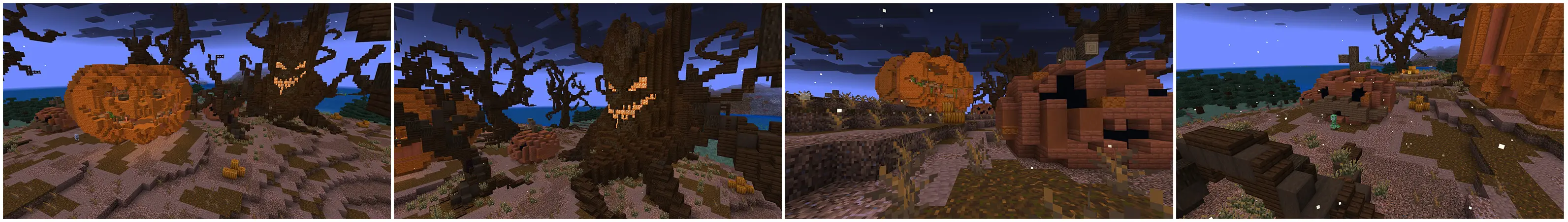 Спаун выживания Памкин Патч panorama