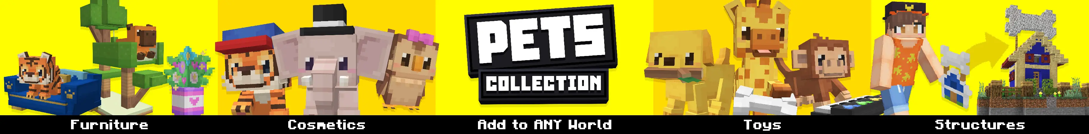 Коллекция домашних животных Add-On panorama