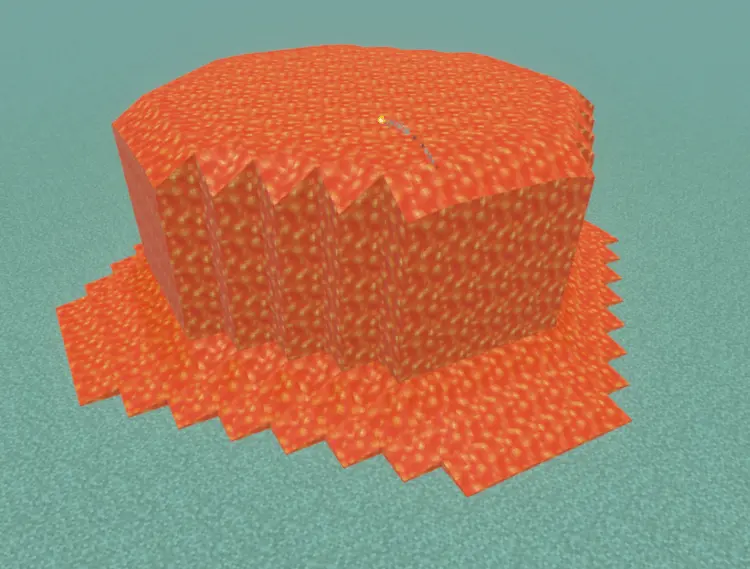 Радиус взрыва лавового динамита