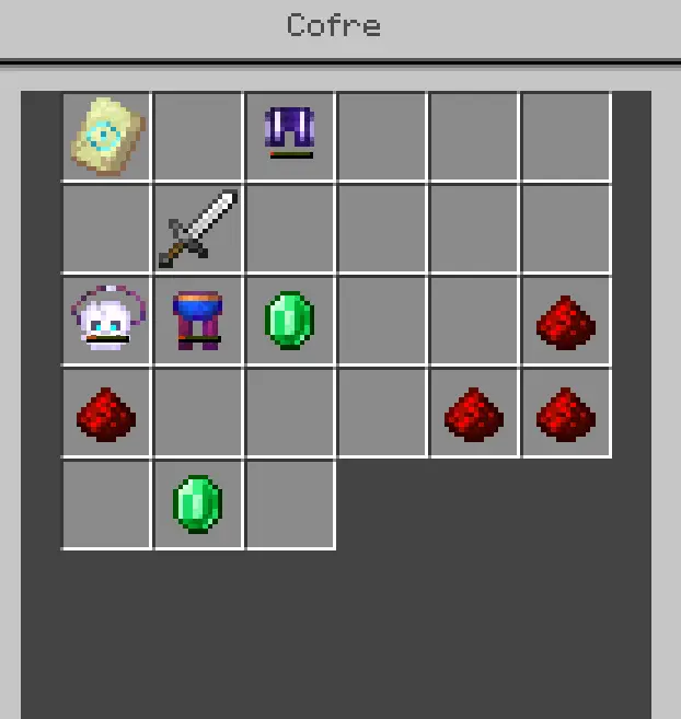 Нахождение одежды в сундуке крепости с порталом Края