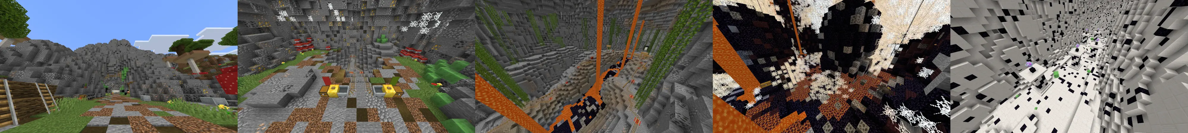 Maizencraft - Slime Caverns panorama