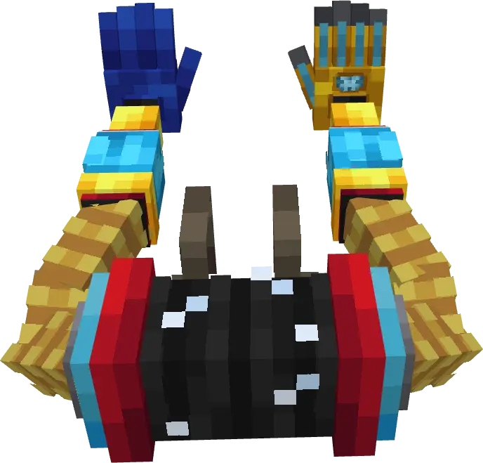 Желтая рука для гребпака