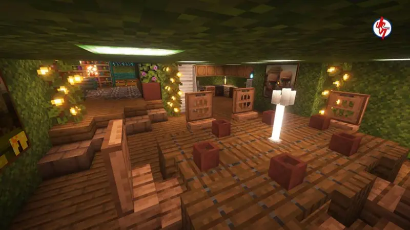 Уютная гостиная с деталями интерьера