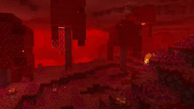 Новый вид тумана в багровом лесу