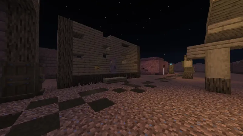 Разрушенный поселок