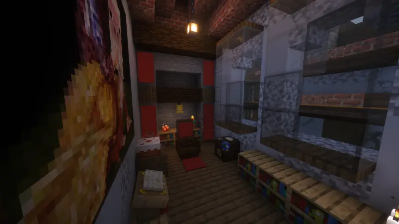 Комната с деталями интерьера в светлых оттенках