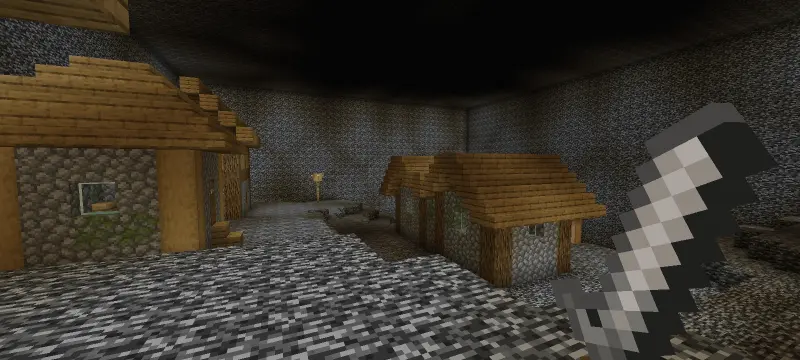 Player with sword on the arena