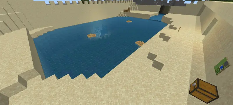 Озеро в пустыне