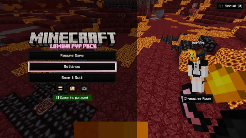 Новый вид меню паузы