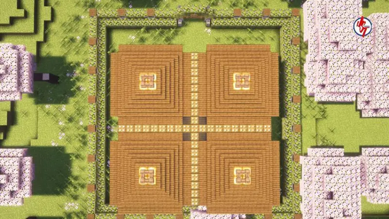 Дом из четырех сигментов