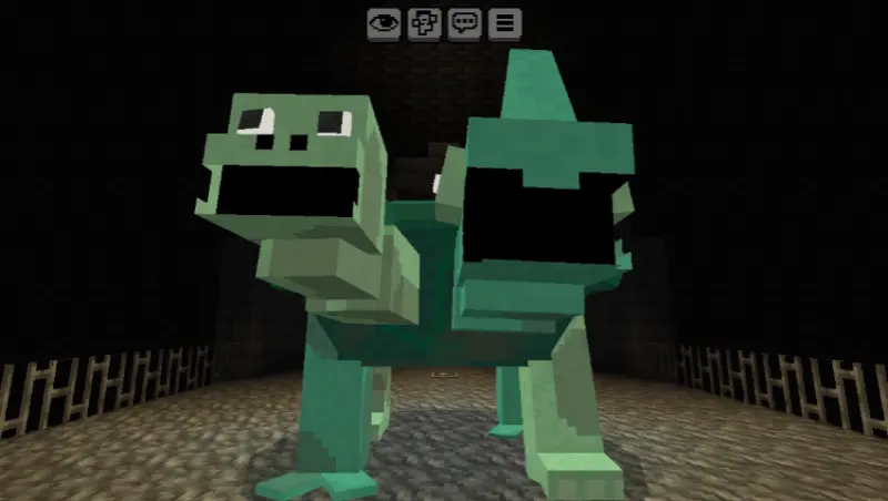 Маскот-гибрид хамелеона и черепахи