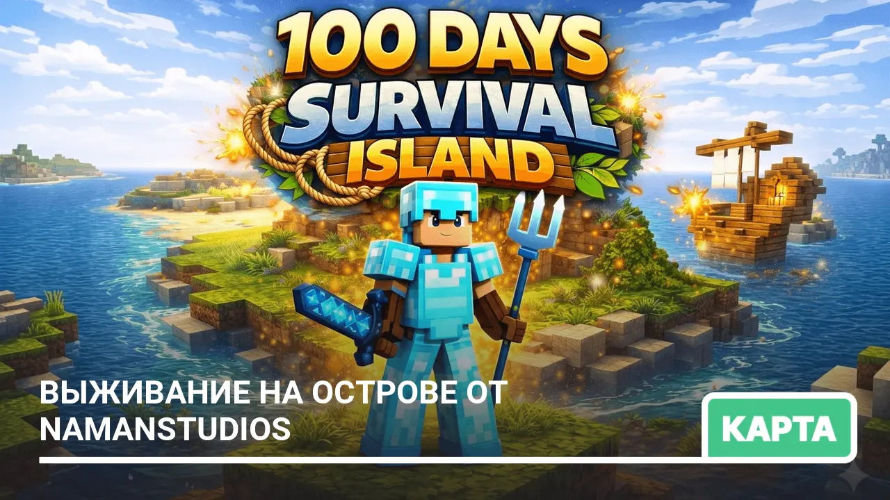 Карта: Выживание на острове от NamanStudios