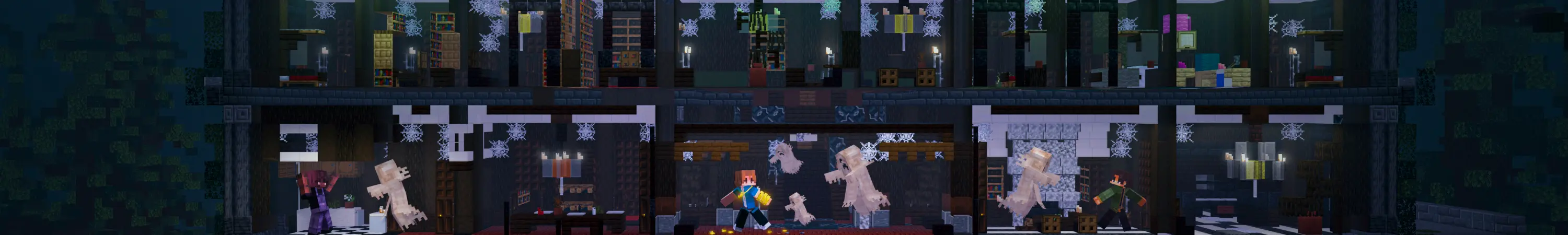 Ghosts of the Mansion panorama