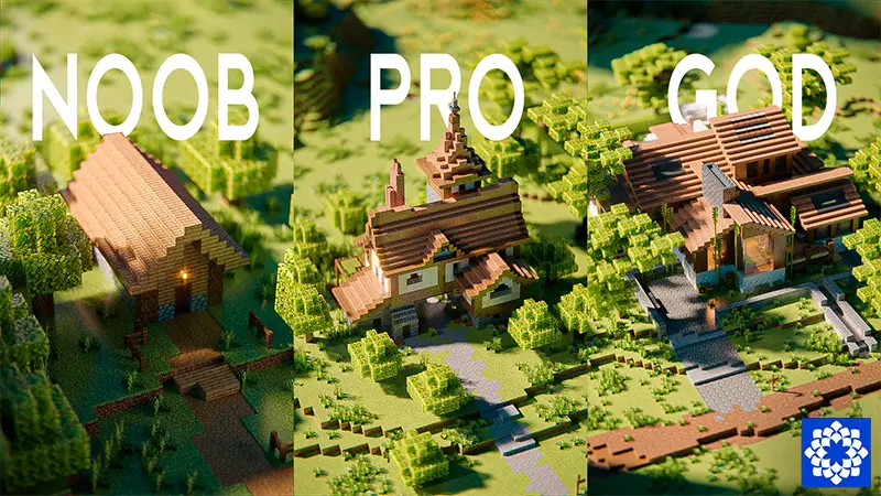 Plain Houses: Noob x Pro x God