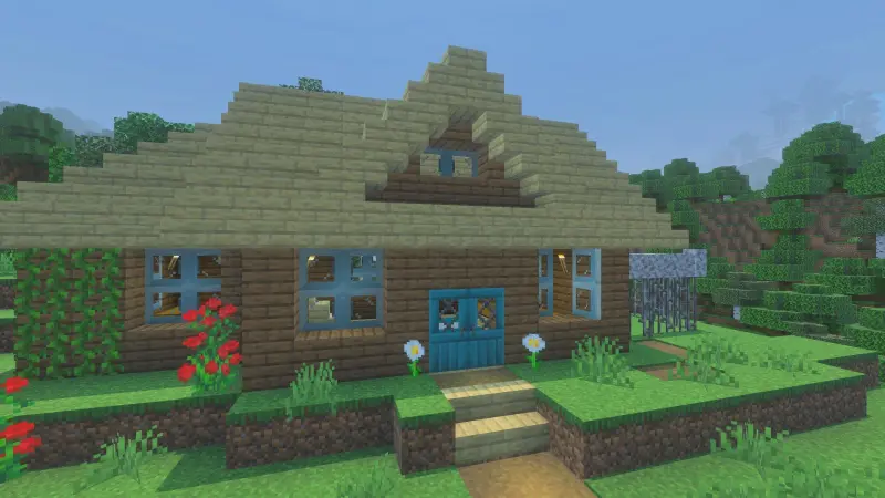 Новая деревянная дверь