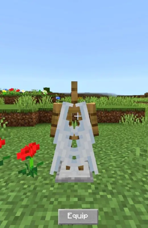 Элитры с белым свечением