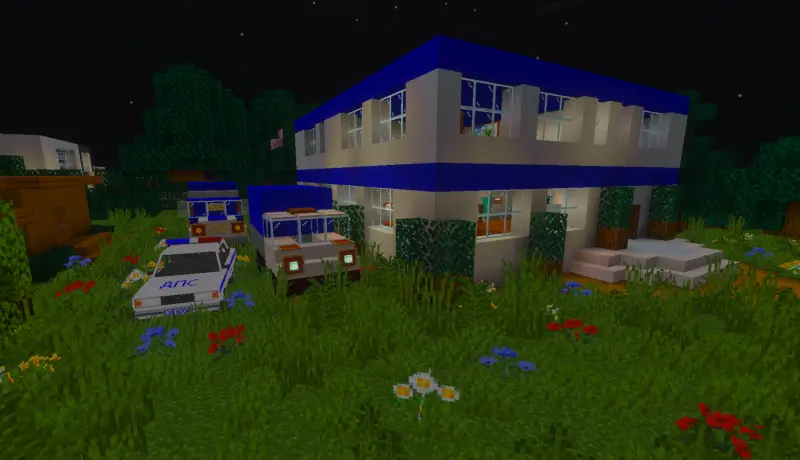 Пункт ДПС в поселке