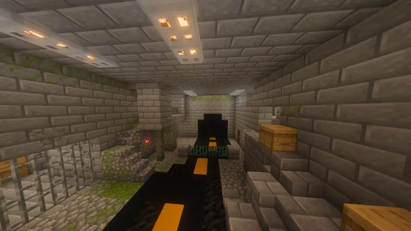 Вид структуры изнутри