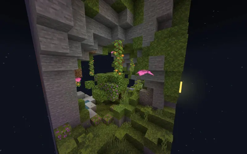 Уровень пышных пещер