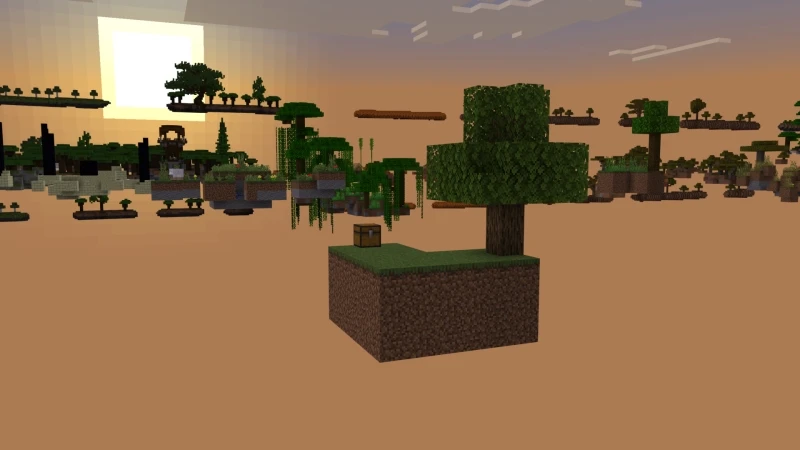 Скриншот Tryzz's Skyblock Adventure №1