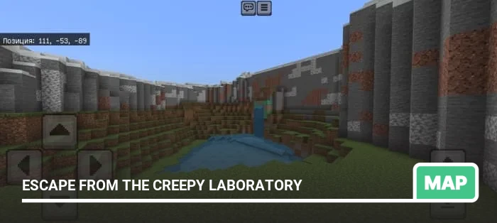 Map: Escape from the Creepy Laboratory