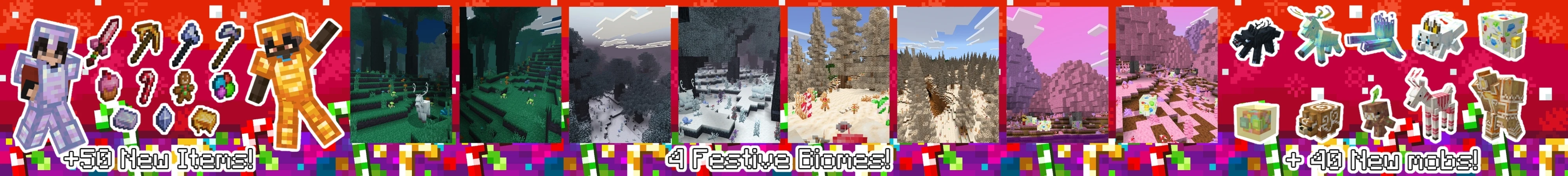 Festive Biomes Add-On panorama