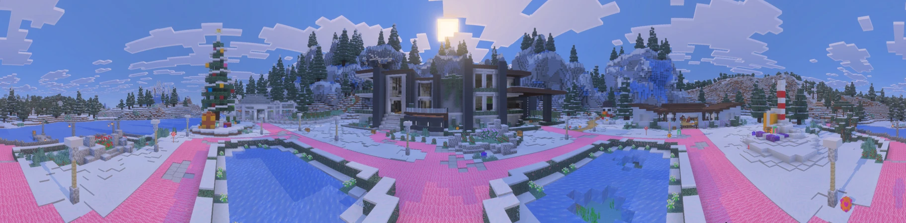 Winter Mansion panorama