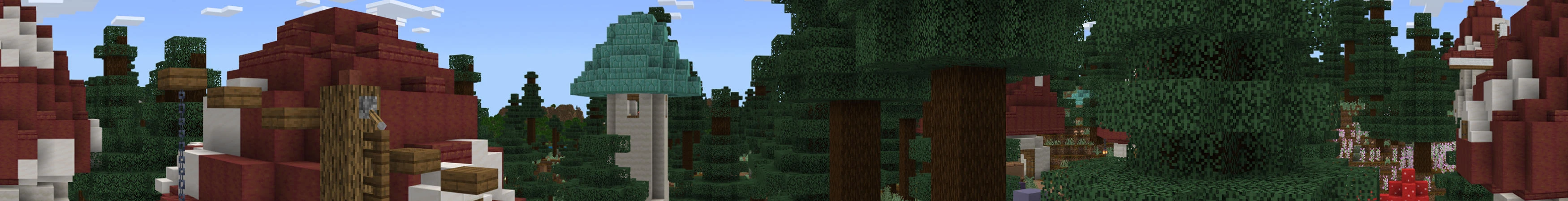 Mushroom Houses panorama