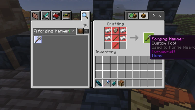 Скриншот FORGECRAFT: WEAPONS & TOOLS ADD-ON! [1.1] №7