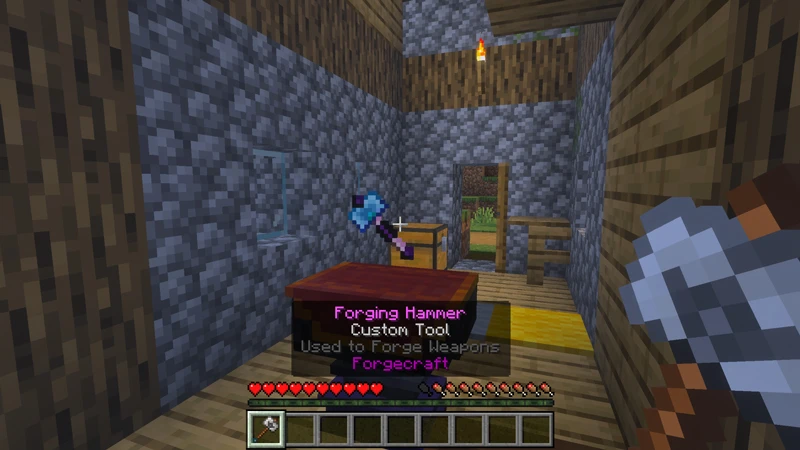 Скриншот FORGECRAFT: WEAPONS & TOOLS ADD-ON! [1.1] №4